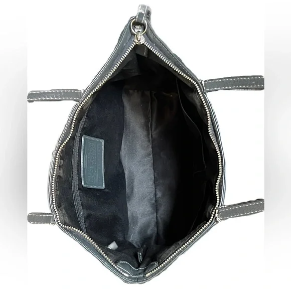 Coach Animal Print Tote - Cream & Gray - Picture 8 of 16